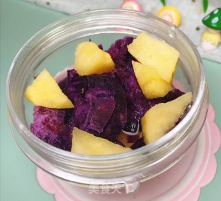 【紫薯苹果泥】6、7、8月龄婴儿宝宝辅食的做法步骤：6