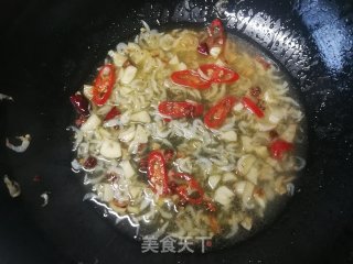 虾皮蒜蓉浇百叶菜的做法步骤：10