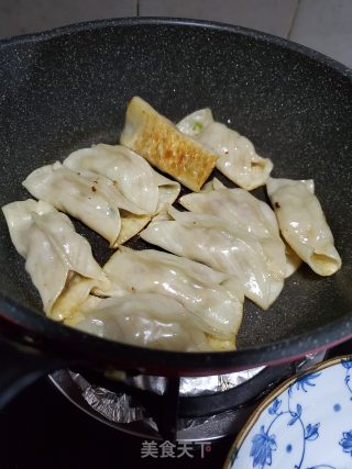 鲜肉锅贴的做法步骤：10