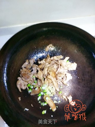黄瓜熘肉片的做法步骤：5