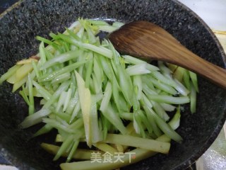 芹菜土豆条的做法步骤：6