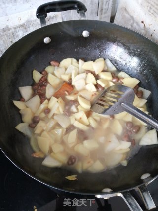 咖喱土豆山药蛋的做法步骤：3