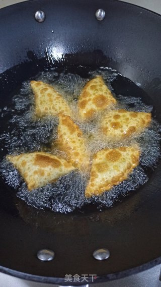 炸菜饺的做法步骤：13