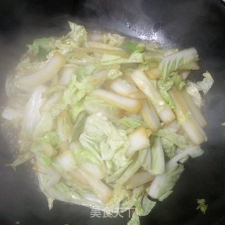 红烧肉炖白菜豆腐的做法步骤：4