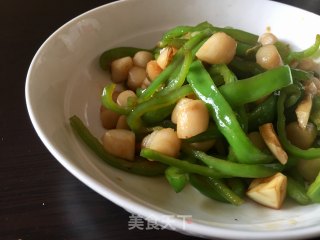 辣椒炒鲜贝的做法步骤：9