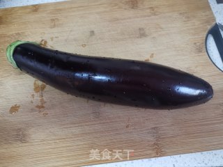 甜酸菊花茄子的做法步骤：1