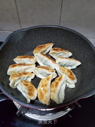 韭菜肉馅煎饺的做法步骤：10