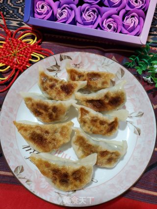韭菜肉馅煎饺的做法步骤：12
