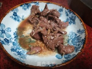 牛肉炒三蔬的做法步骤：4