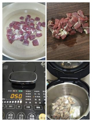 日式咖喱牛肉饭的做法步骤：3