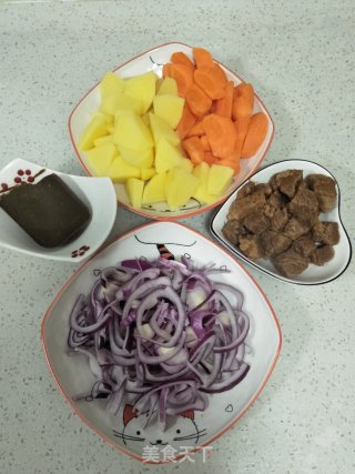 日式咖喱牛肉饭的做法步骤：5