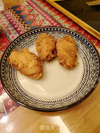 炸鸡翅的做法步骤：10