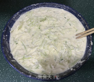 萝卜丝杂粮饼的做法步骤：7