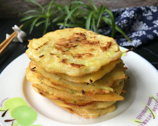 萝卜丝杂粮饼的做法步骤：12