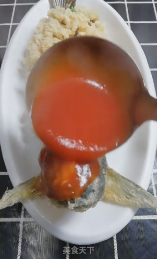 年夜饭----松鼠鱼的做法步骤：17