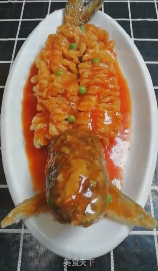年夜饭----松鼠鱼的做法步骤：18
