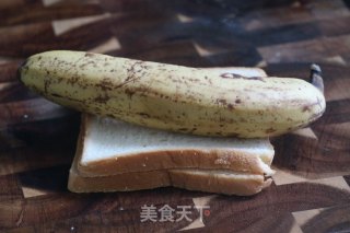 香蕉土司片的做法步骤：1