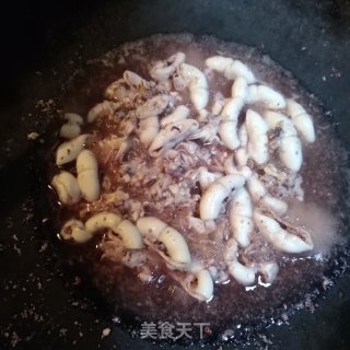 荷兰豆荞头炒小鱿的做法步骤：5