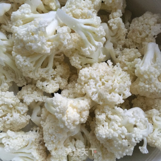 番茄炒有机菜花的做法步骤：2