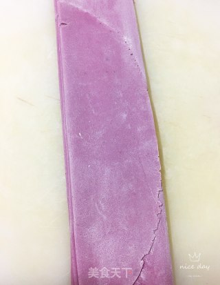 紫薯手擀面的做法步骤：6