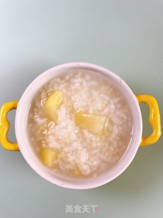 【苹果双米粥】8-12月龄婴儿宝宝辅食的做法步骤：7