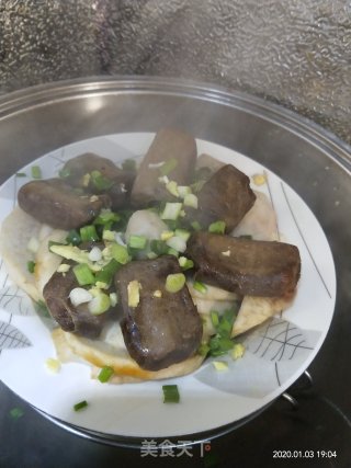 腊排骨蒸香芋的做法步骤：4