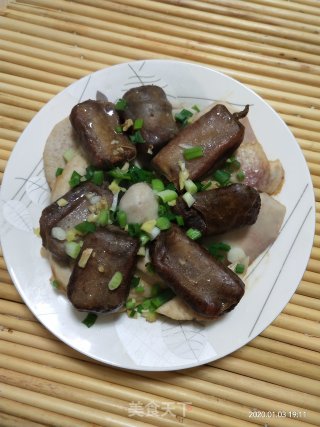 腊排骨蒸香芋的做法步骤：5