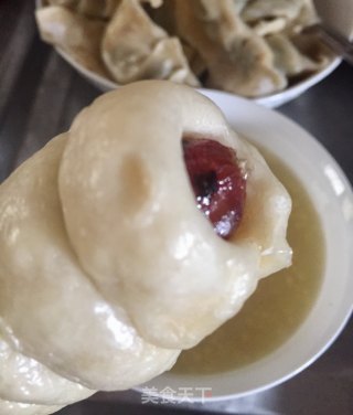 腊肠卷&五香小花卷的做法步骤：17