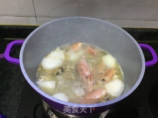 虾头萝卜三鲜饺子的做法步骤：5