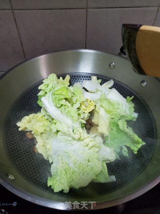 蚝油炒白菜的做法步骤：4