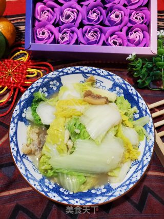 蚝油炒白菜的做法步骤：7