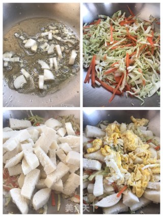 鸡蛋炒馒头的做法步骤：4