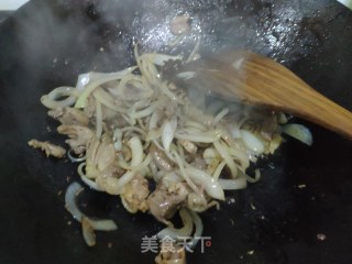 洋葱孜然鸡肉的做法步骤：9