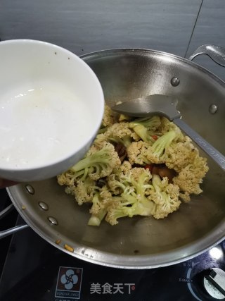 辣炒花椰菜的做法步骤：8