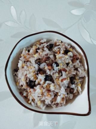 十二谷杂粮米饭的做法步骤：6