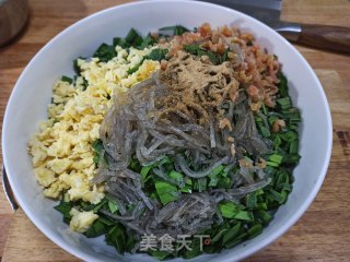 发面韭菜合的做法步骤：1