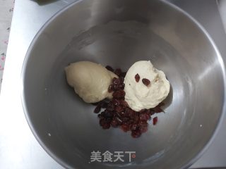 鲜奶蔓越莓吐司（冷藏发酵法）的做法步骤：6
