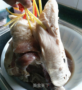 水煮咸肉的做法步骤：2