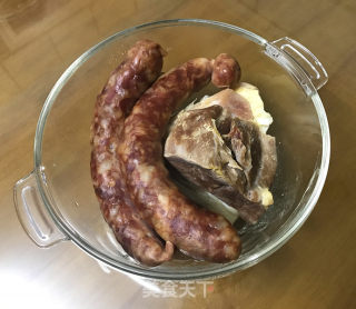 水煮咸肉的做法步骤：7