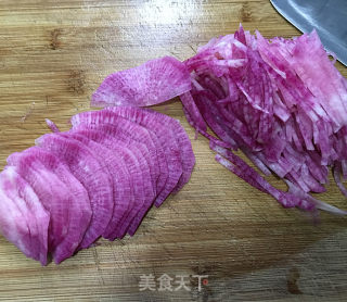 萝卜丝拌海蜇的做法步骤：3