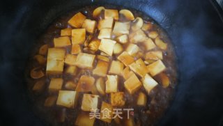 蘑菇烧豆腐的做法步骤：4
