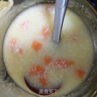 胡萝卜二米粥的做法步骤：4