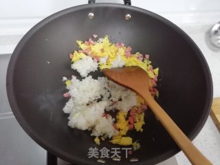 三鲜炒饭的做法步骤：6