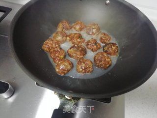 毛豆烧肉丸的做法步骤：4