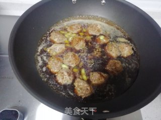 毛豆烧肉丸的做法步骤：7