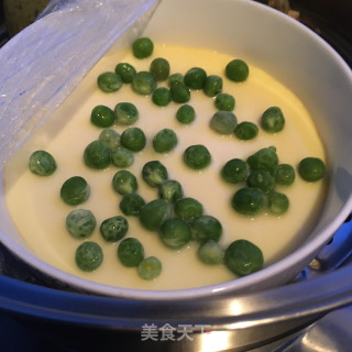 青豆蒸蛋的做法步骤：6