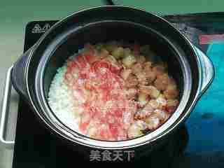 腊味煲仔饭的做法步骤：6