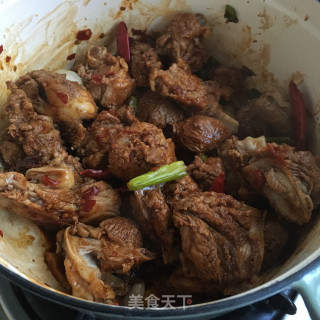 红烧羊肉炖萝卜的做法步骤：5