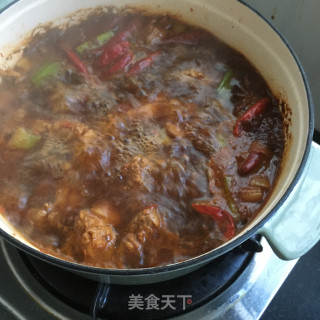红烧羊肉炖萝卜的做法步骤：7