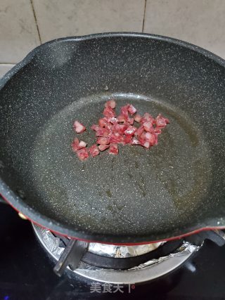 腊肠时蔬炒饭的做法步骤：4